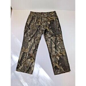 Outfitters Ridge Mens 36x28 Realtree Hardwoods Camo Hunting Pants Cotton Altered